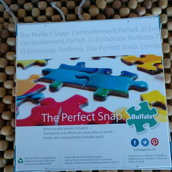 NWT 🧡1000-Piece Buffalo Jigsaw Puzzle Morning Surprize - Picture 3 of 9